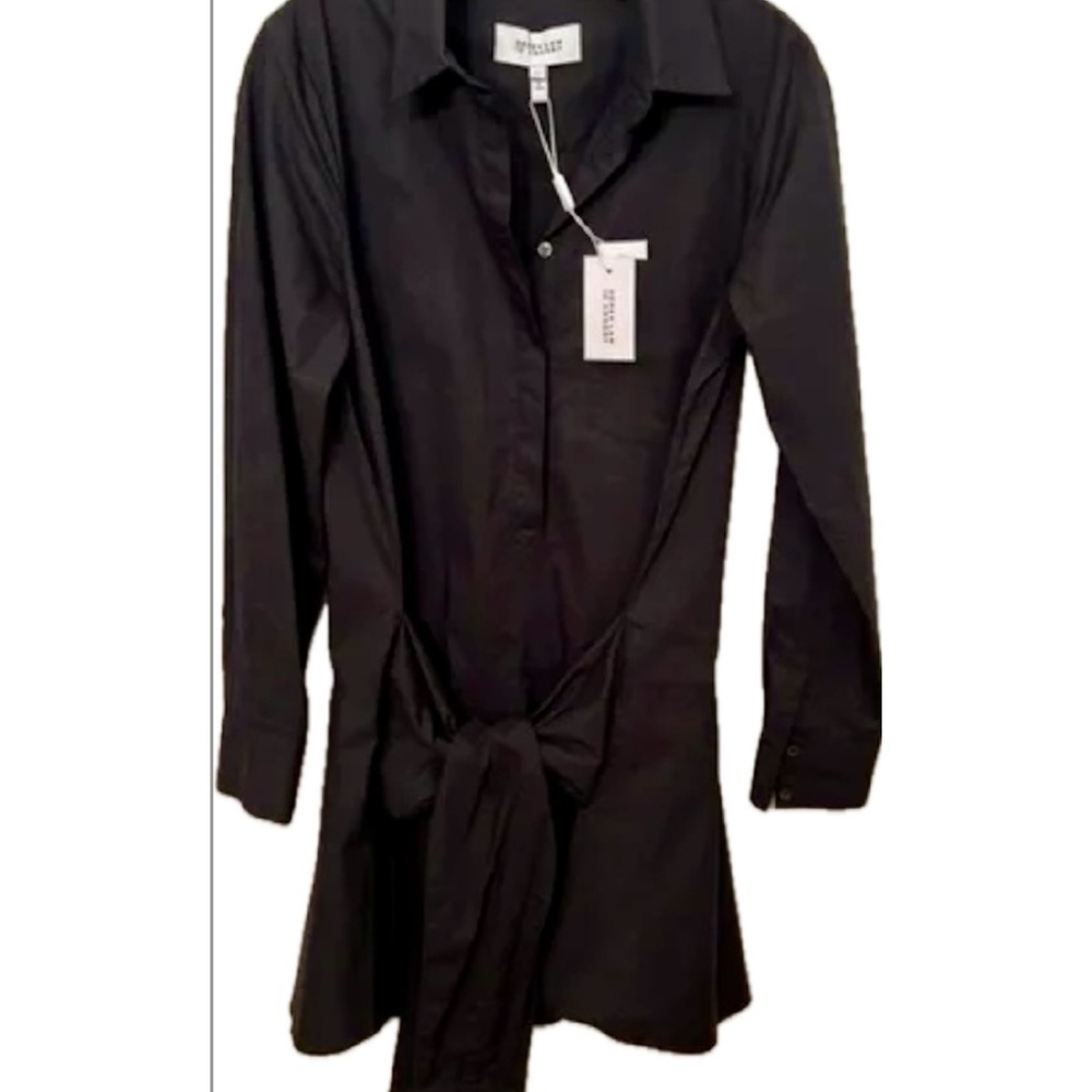 Derek Lam 10 Crosby - Tie-Waist Mini Shirt Dress (8)